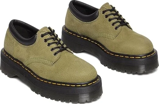Dr. Martens 8053 Quad Shoes Muted Olive : UK 8 (US Men's 9 - US Women's 10) Medium, Leather