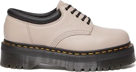 Dr. Martens 8053 Quad Shoes Vintage Taupe : UK 10 (US Men's 11 - Women's 12) Medium, Leather - Image 5