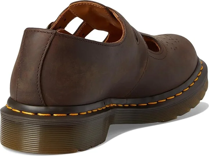 Dr. Martens 8065 Mary Jane Women's Maryjane Shoes Dark Brown : UK 9 (US Women's 11) M, Leather - Image 4