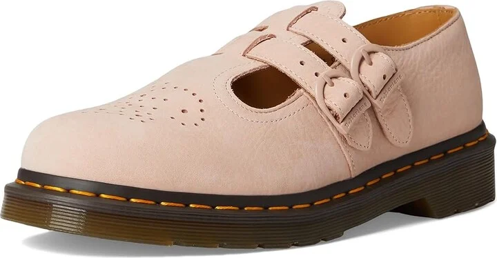 Dr. Martens 8065 Mary Jane Women's Maryjane Shoes Powder Pink : UK 5 (US Women's 7) M, Leather - Image 5