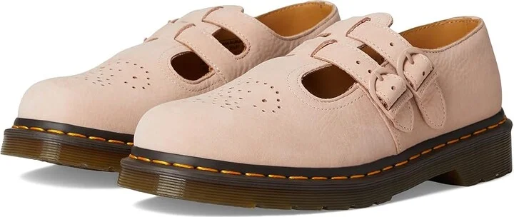 Dr. Martens 8065 Mary Jane Women's Maryjane Shoes Powder Pink : UK 5 (US Women's 7) M, Leather