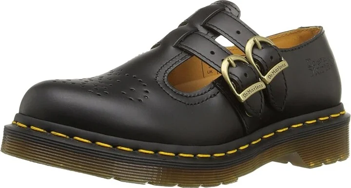Dr. Martens 8065 Smooth Leather Mary Jane Shoes Women's Maryjane Shoes Black Smooth : UK 4 (US Women's 6) M - Image 2