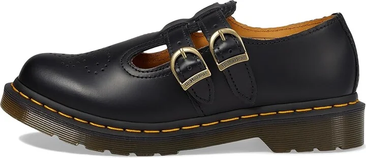 Dr. Martens 8065 Smooth Leather Mary Jane Shoes Women's Maryjane Shoes Black Smooth : UK 4 (US Women's 6) M - Image 7