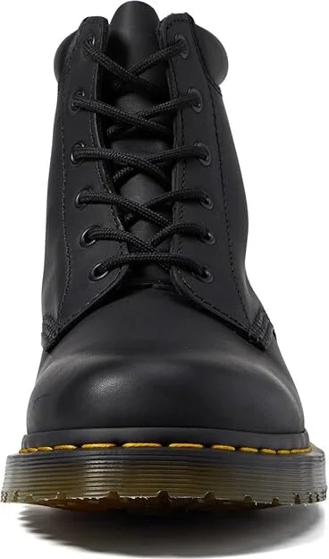 Dr. Martens 939 Ben Six-Eye Core Boots Black Greasy : UK 3 (US Men's 4 - Women's 5) Medium, Leather - Image 3