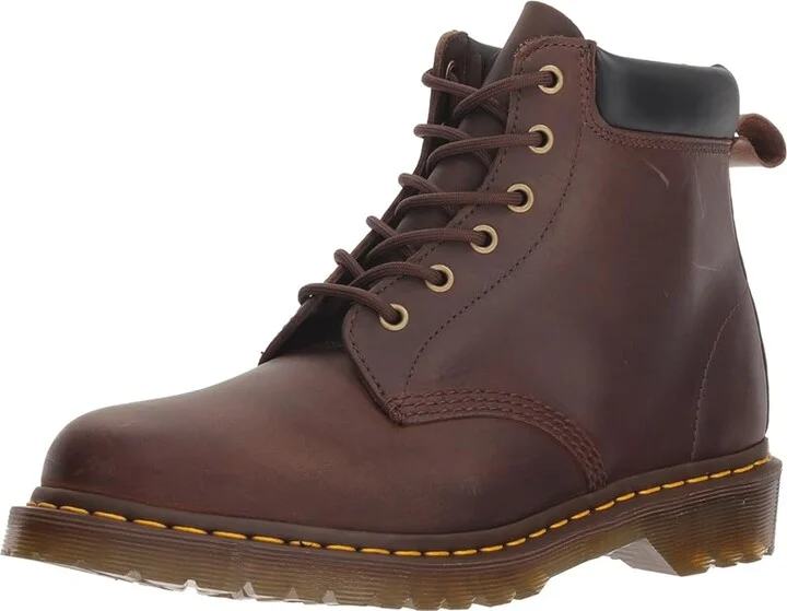 Dr. Martens 939 Ben Six-Eye Core Boots Gaucho Crazy Horse : UK 3 (US Men's 4 - Women's 5) Medium, Leather - Image 2
