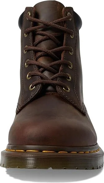 Dr. Martens 939 Ben Six-Eye Core Boots Gaucho Crazy Horse : UK 3 (US Men's 4 - Women's 5) Medium, Leather - Image 3