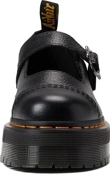 Dr. Martens Addina Flower Women's Shoes Black Milled Nappa : UK 3 (US Women's 5) M, Leather - Image 5