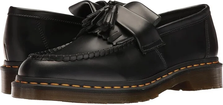 Dr. Martens Adrian Boots Black Smooth : UK 3 (US Men's 4 - Women's 5) Medium, Leather