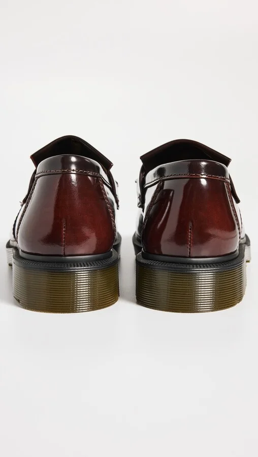 Dr. Martens Adrian Cherry Red Arcadia Loafers - Image 2