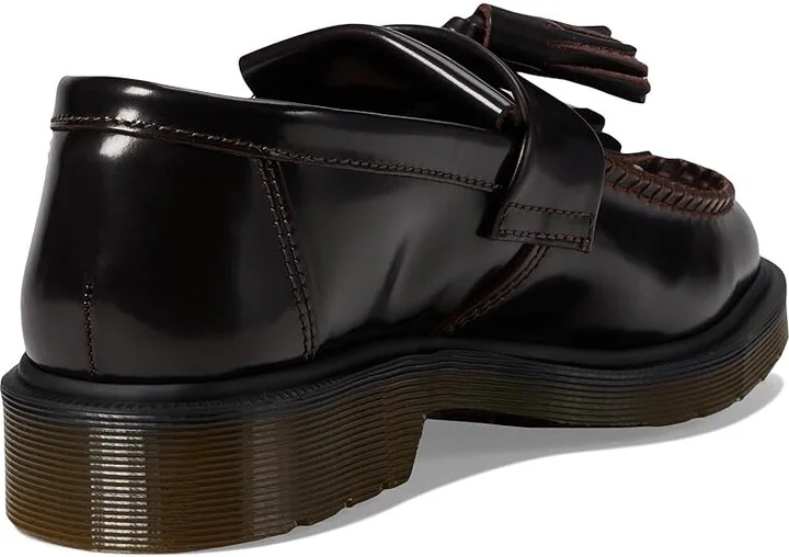 Dr. Martens Adrian Slip-on Dress Shoes Cherry Red Arcadia : UK 6 (US Men's 7 - US Women's 8) Medium, Leather - Image 5