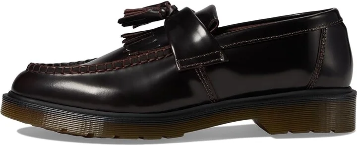 Dr. Martens Adrian Slip-on Dress Shoes Cherry Red Arcadia : UK 6 (US Men's 7 - US Women's 8) Medium, Leather - Image 7