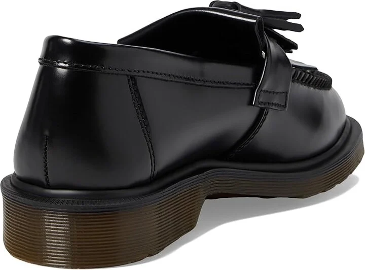 Dr. Martens Adrian Smooth Leather Tassel Loafers Shoes Black Polished Smooth : UK 3 (US Men's 4 - Women's 5) Medium - Image 5