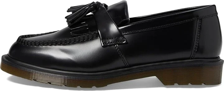 Dr. Martens Adrian Smooth Leather Tassel Loafers Shoes Black Polished Smooth : UK 3 (US Men's 4 - Women's 5) Medium - Image 7