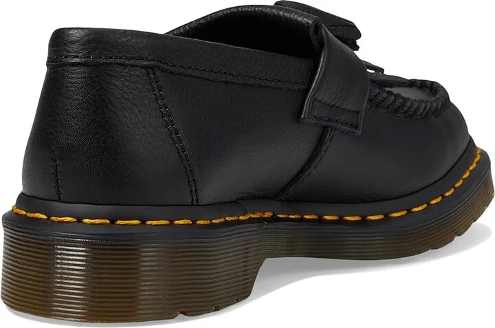 Dr. Martens Adrian Tassel Loafer Women's Slip on Shoes Black Virginia : UK 3 (US Women's 5) M, Leather - Image 5