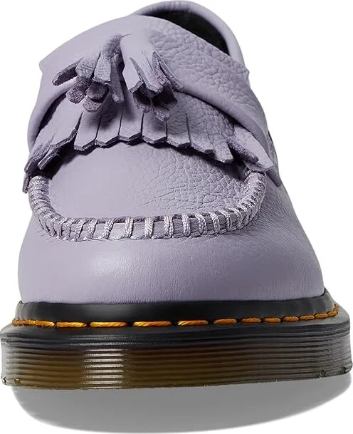 Dr. Martens Adrian Virginia Leather Tassel Loafer Women's Flat Shoes Frosted Lavender : UK 4 (US Women's 6) M - Image 5