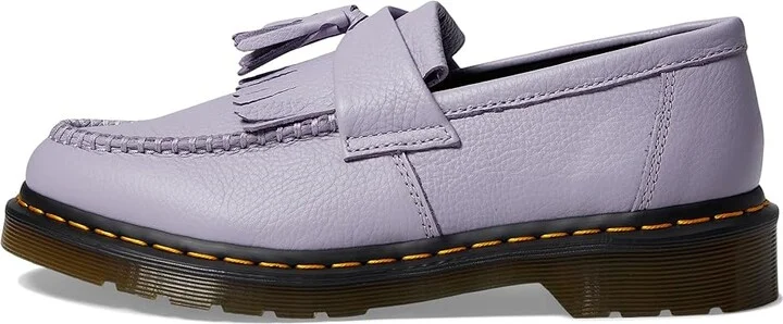 Dr. Martens Adrian Virginia Leather Tassel Loafer Women's Flat Shoes Frosted Lavender : UK 4 (US Women's 6) M - Image 6