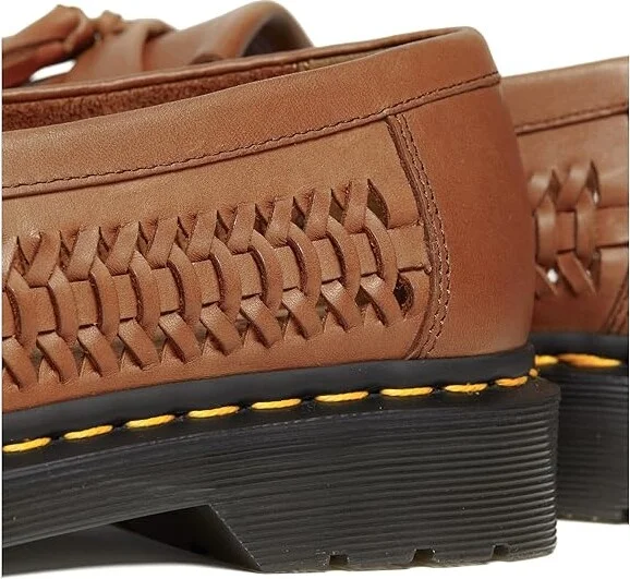 Dr. Martens Adrian Woven Shoes British Tan : UK 8 (US Men's 9 - US Women's 10) Medium, Leather - Image 5