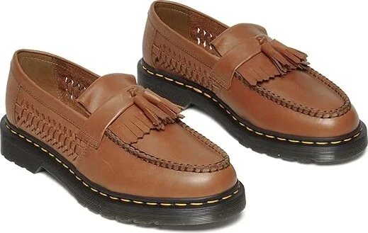 Dr. Martens Adrian Woven Shoes British Tan : UK 8 (US Men's 9 - US Women's 10) Medium, Leather