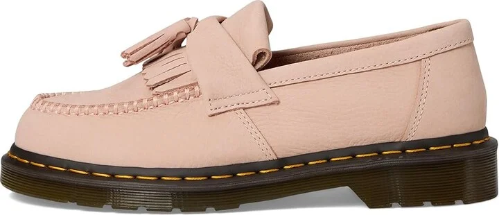 Dr. Martens Adrian YS Shoes Powder Pink : UK 7 (US Men's 8 - US Women's 9) Medium, Leather - Image 6