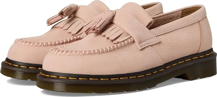Dr. Martens Adrian YS Shoes Powder Pink : UK 7 (US Men's 8 - US Women's 9) Medium, Leather