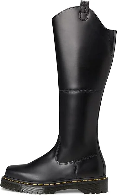 Dr. Martens Amaayah Hi Leather Bex Riding Boots Women's Boots Black : UK 7 (US Women's 9) M - Image 6