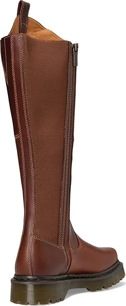 Dr. Martens Amaayah Hi Leather Bex Riding Boots Women's Boots Butterscotch : UK 8 (US Women's 10) M - Image 4