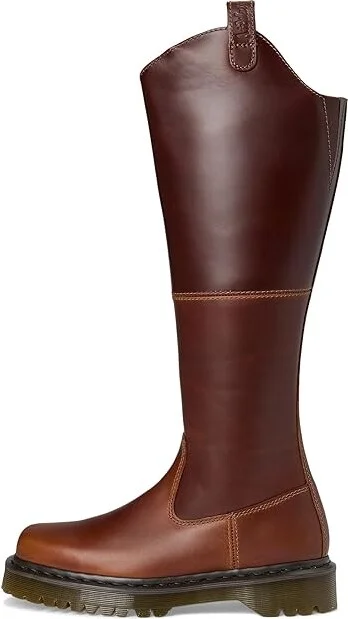Dr. Martens Amaayah Hi Leather Bex Riding Boots Women's Boots Butterscotch : UK 8 (US Women's 10) M - Image 6