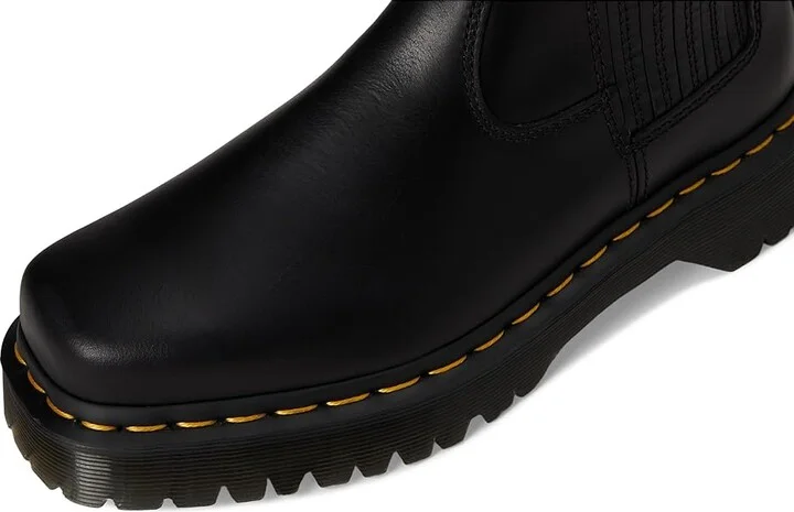 Dr. Martens Amaayah Lo Leather Bex Pull-On Boots Women's Boots Black : UK 9 (US Women's 11) M - Image 2
