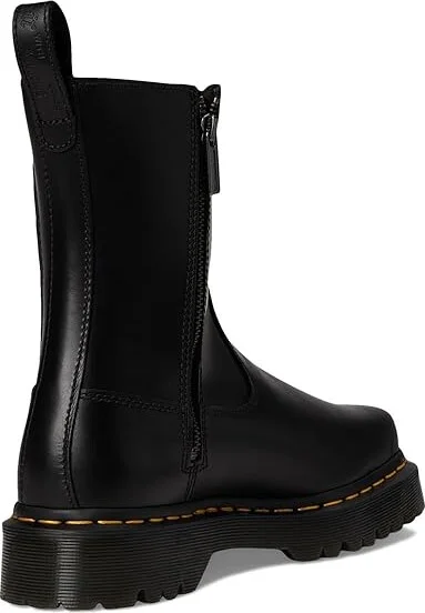 Dr. Martens Amaayah Lo Leather Bex Pull-On Boots Women's Boots Black : UK 9 (US Women's 11) M - Image 4