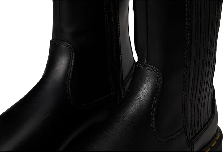Dr. Martens Amaayah Lo Leather Bex Pull-On Boots Women's Boots Black : UK 9 (US Women's 11) M - Image 7