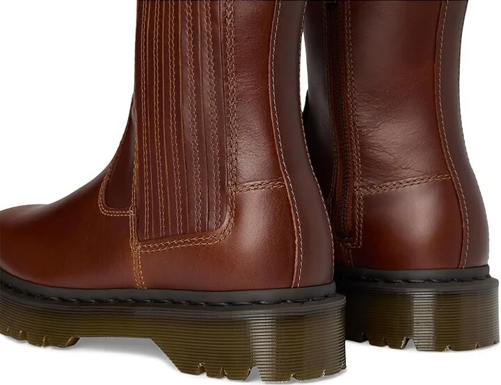 Dr. Martens Amaayah Lo Leather Bex Pull-On Boots Women's Boots Butterscotch : UK 9 (US Women's 11) M - Image 7