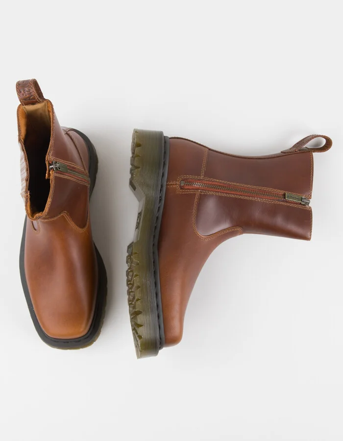 DR. MARTENS Amaayah Lo Womens Leather Boots - Image 5