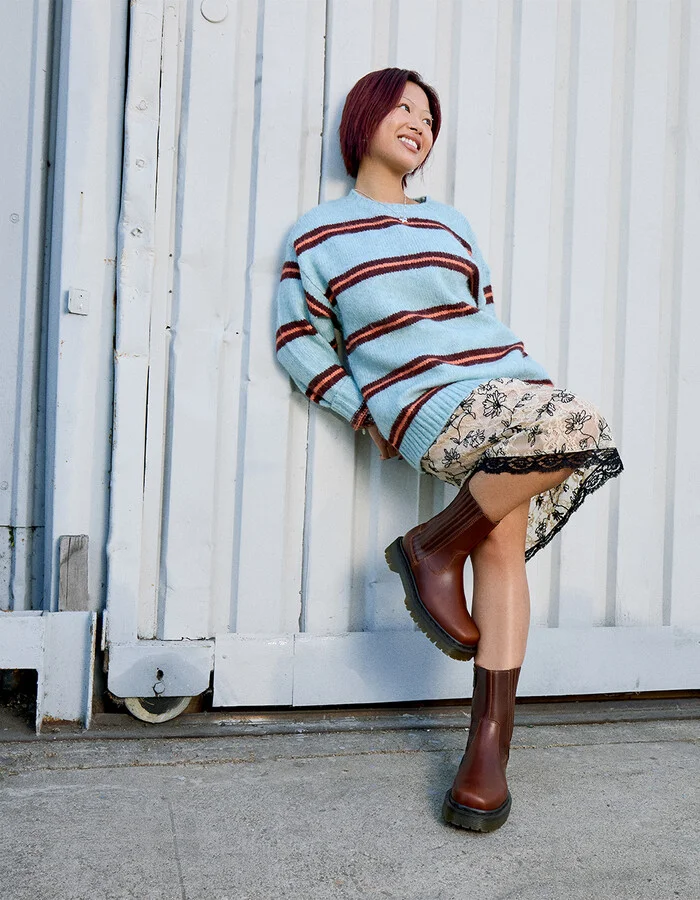 DR. MARTENS Amaayah Lo Womens Leather Boots - Image 6