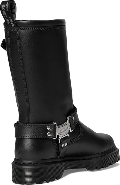 Dr. Martens Anistone Hi Motocross Boots Black : UK 13 (US Men's 14) Medium, Leather - Image 4