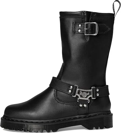 Dr. Martens Anistone Hi Motocross Boots Black : UK 13 (US Men's 14) Medium, Leather - Image 6