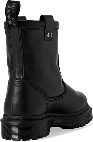 Dr. Martens Anistone Lo Leather Boots Boots Black : UK 5 (US Men's 6 - Women's 7) Medium, Leather/Satin - Image 4