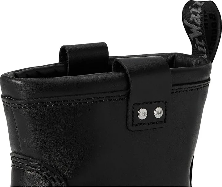 Dr. Martens Anistone Lo Leather Boots Boots Black : UK 5 (US Men's 6 - Women's 7) Medium, Leather/Satin - Image 7