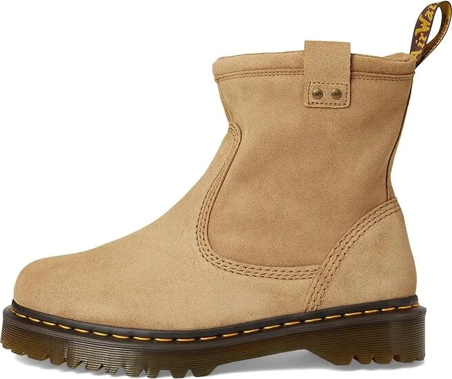 Dr. Martens Anistone Lo Leather Boots Motocross Boots Sand : UK 7 (US Men's 8 - US Women's 9) Medium, Suede - Image 6