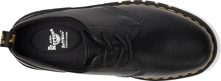 Dr. Martens Audrick 3-Eye Shoe Women's Shoes Black Nappa Lux : UK 3 (US Women's 5) M, Leather - Image 2