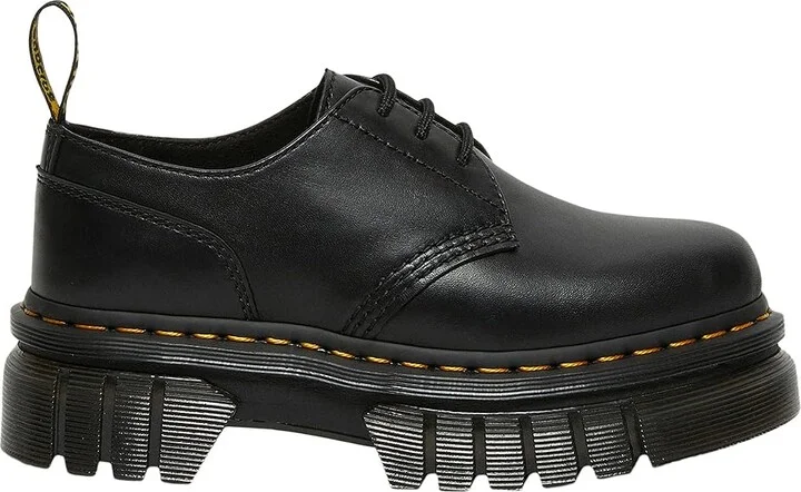 Dr. Martens Audrick 3-Eye Shoe Women's Shoes Black Nappa Lux : UK 3 (US Women's 5) M, Leather - Image 7