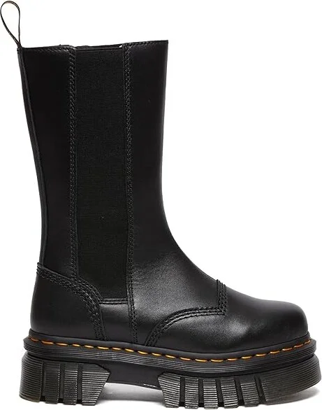 Dr. Martens Audrick Chelsea Tall Women's Boots Black : UK 7 (US Women's 9) M, Leather - Image 4