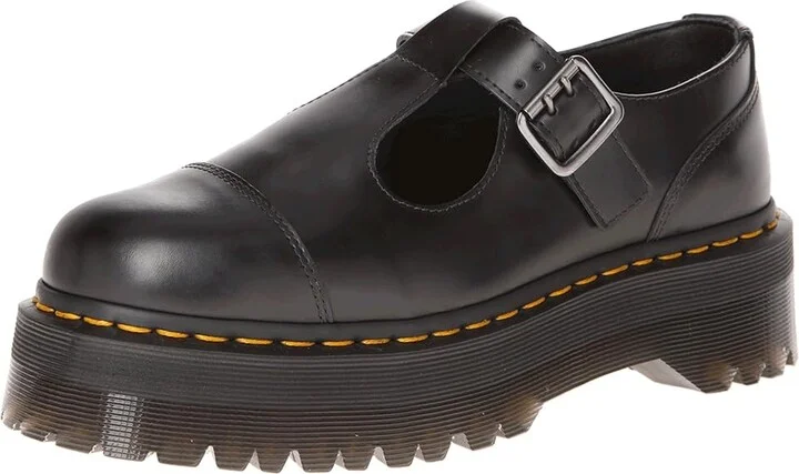 Dr. Martens Bethan Women's Shoes Black Polished Smooth : UK 3 (US Women's 5) M, Leather - Image 2