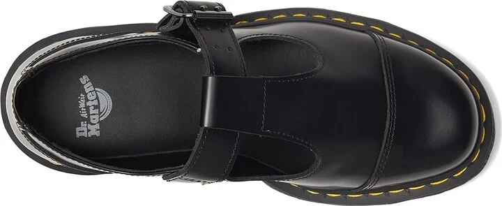 Dr. Martens Bethan Women's Shoes Black Polished Smooth : UK 3 (US Women's 5) M, Leather - Image 3