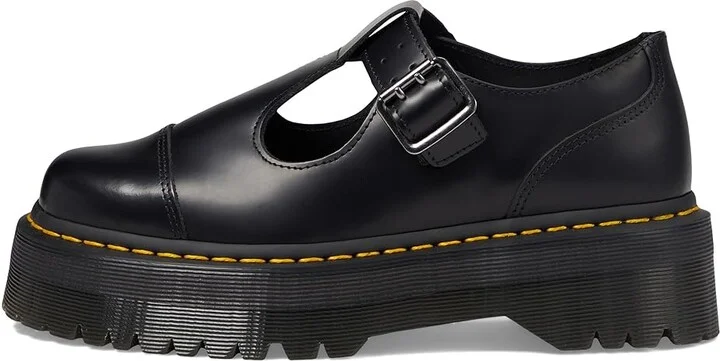 Dr. Martens Bethan Women's Shoes Black Polished Smooth : UK 3 (US Women's 5) M, Leather - Image 7