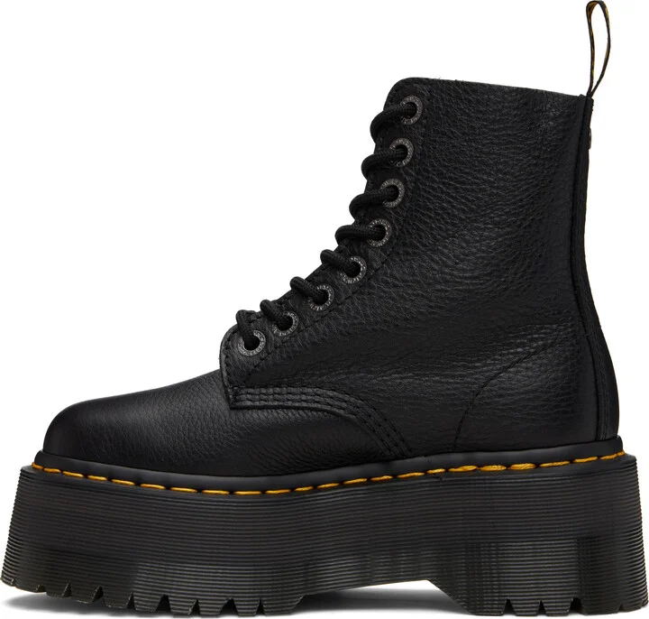 Dr. Martens Black 1460 Max Leather Platform Boots - Image 3