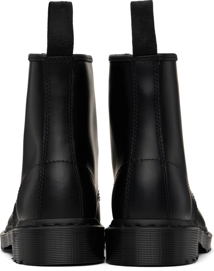Dr. Martens Black 1460 Mono Smooth Leather Boots - Image 2