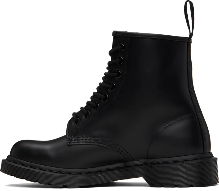 Dr. Martens Black 1460 Mono Smooth Leather Boots - Image 3