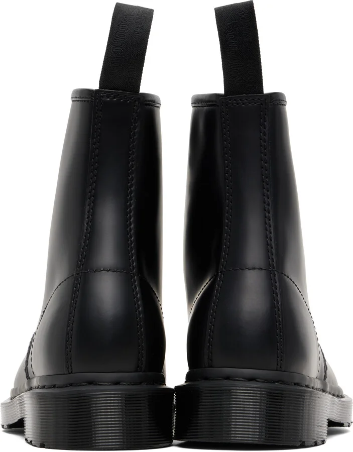 Dr. Martens Black 1460 Mono Smooth Leather Lace-Up Boots - Image 2