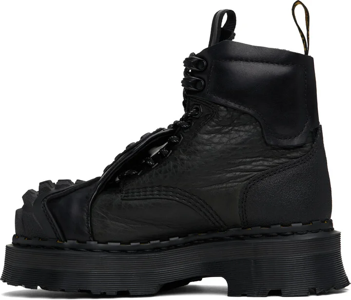 Dr. Martens Black 1460 Protect Leather Lace Up Boots - Image 3