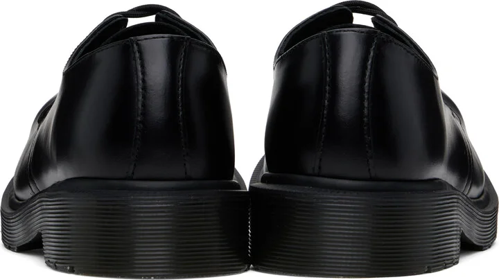Dr. Martens Black 1461 Analine Leather Steel Toe Derbys - Image 2